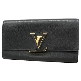 Louis Vuitton Portefeuille Capucines Long Wallet Nero