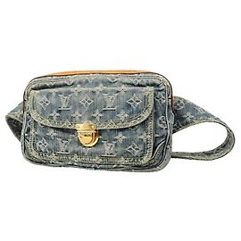 Marsupio Louis Vuitton Monogram Denim Blu
