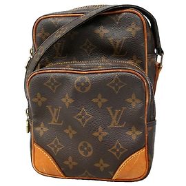 Bolso de hombro Louis Vuitton Monogram Amazon Castaño