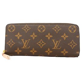 Louis Vuitton Monogram Portefeuille Clemence Long Wallet Rose