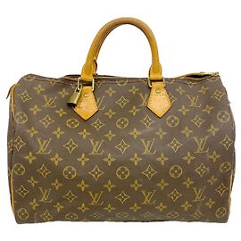 Louis Vuitton Monogram Speedy 35 Handtasche Braun