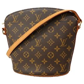 Borsa a tracolla Louis Vuitton Monogram Druot Marrone