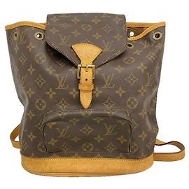 Zaino Louis Vuitton Monogram Montsouris MM Marrone