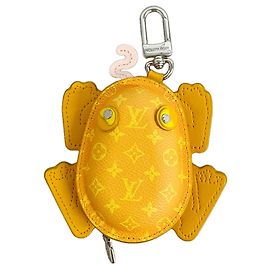 Portachiavi Louis Vuitton Monogram LV Frog Giallo