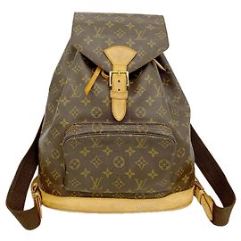 Mochila Louis Vuitton Monogram Montsouris GM Castaño