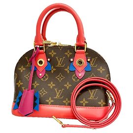 Louis Vuitton Monogram Totem Alma BB Handbag Brown