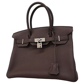 Hermès Bolsa Hermes Birkin 30 Togo Cacao Chocolate