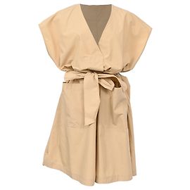 Vestido midi Weekend Max Mara Mitico em algodão bege Bege