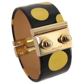 Bracelet LOUIS VUITTON Vernis Infinity Dot Yayoi Kusama Black LV Auth 204141V Noir