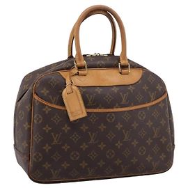 Bolsa de mão LOUIS VUITTON Monogram Deauville M47270 LV Auth ka6273 Monograma