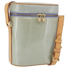 LOUIS VUITTON Monogram Vernis Sullivan Vertical Bag Lavande M91258 Auth 205822 Otro
