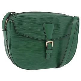 Bolsa de Ombro LOUIS VUITTON Epi Jeune Fille MM Verde M52154 LV Auth 202611 Verde