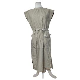 Vestido com cinto Vintage Issey Miyake c. final dos anos 1980 Bege claro L Bege