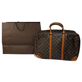 Borsa Weekender Vintage Louis Vuitton Monogram Canvas c. 1987 Brown Marrone