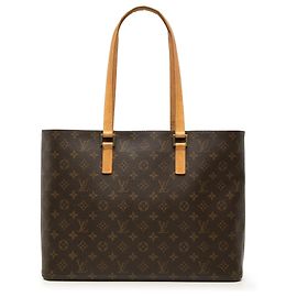 Borsa Tote Louis Vuitton Monogram Luco Marrone Marrone