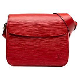 Borsa a tracolla Louis Vuitton Epi Buci rossa Rosso