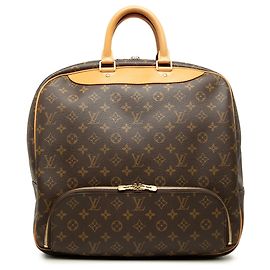 Bolsa de Viagem Louis Vuitton Monogram Evasion Castanha Marrom
