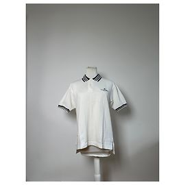 Polo Deportivo Vintage Courreges Blanco Marino M Blanco