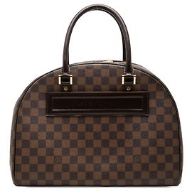 Borsa Louis Vuitton Damier Ebene Nolita Marrone Marrone