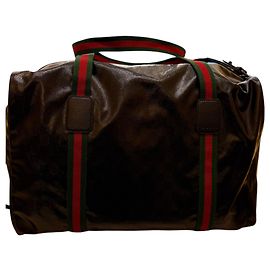 Gucci Morpheus Zip Convertible Duffle Leather Medium Nero