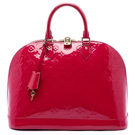 Bolsa Louis Vuitton Monogram Vernis Alma GM vermelha Vermelho