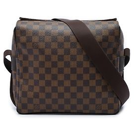 Borsa a tracolla Louis Vuitton Damier Ebene Naviglio marrone Marrone