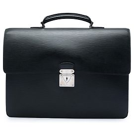 Louis Vuitton Epi Robusto 2 Business Tasche Schwarz Schwarz