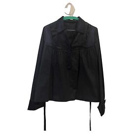 Philosophy di Alberta Ferretti Camisa em seda e algodão Preto Azul
