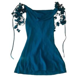 Mini abito blu navy Cult Gaia Blu