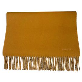 Hermès Stole en cachemire Hermes en beige et camel Beige Camel