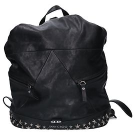 Zaino in pelle con borchie Fitzroy Star Jimmy Choo Nero