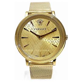 Orologio da polso Quartz Versace con quadrante dorato Altro