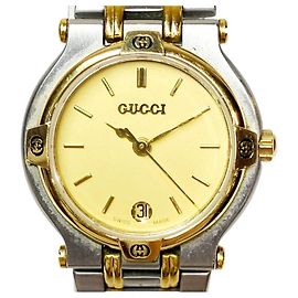Gucci Gold Dial Stainless Steel Wristwatch Other