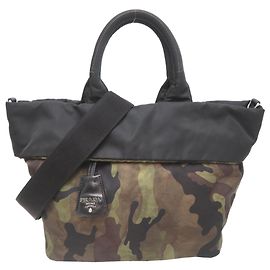 Prada Camouflage Handtasche Schwarz