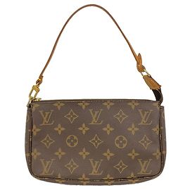 Louis Vuitton Monogram Pochette Accessoires M51980 Castaño