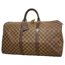 Bolso Boston Louis Vuitton Damier Keepall 50 Damier ebene