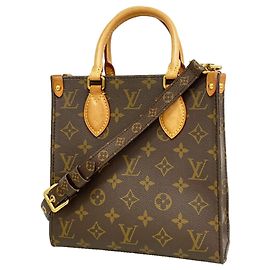 Sac Tote Louis Vuitton Monogram Sac Plat BB Marron