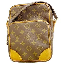 Bolso de hombro Louis Vuitton Monogram Amazon Castaño