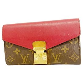 Cartera larga Louis Vuitton Monogram Pallas en Cerise Fucsia