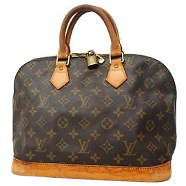 Louis Vuitton Alma Monogram Handtasche Braun