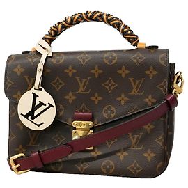 Bolsa Louis Vuitton Monogram Pochette Metis MM Marrom