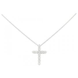 Autre Marque Tiffany Small Cross Halskette Andere