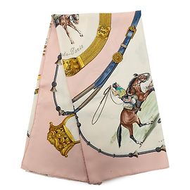 Hermès Pink Pampa Seidentuch 90 Pink