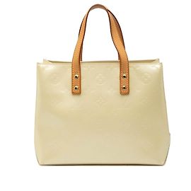Louis Vuitton White Monogram Vernis Reade PM Blanc