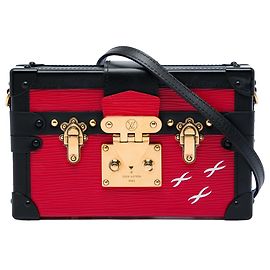 Louis Vuitton Red Epi Petit Malle Rosso