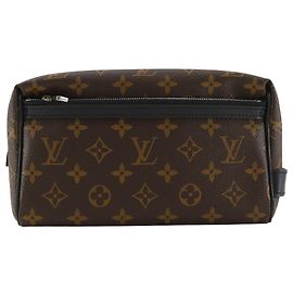 Louis Vuitton Brown Monogram Macassar Toiletry Kit Brown