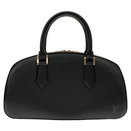Borsa a mano Louis Vuitton Epi Jasmine Marrone Nero