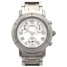 Hermès Reloj Hermes Clipper Chronograph CL1.310 SS Quartz Otro