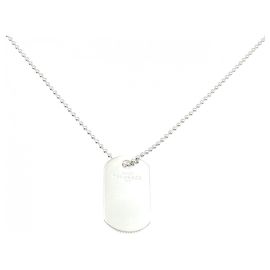 Autre Marque Colar Placa de Identificação Tiffany Coin Edge Outro