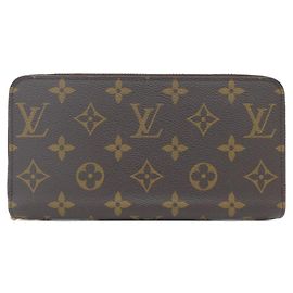 Louis Vuitton Monogram Zippy Wallet M41895 Braun Fuschia